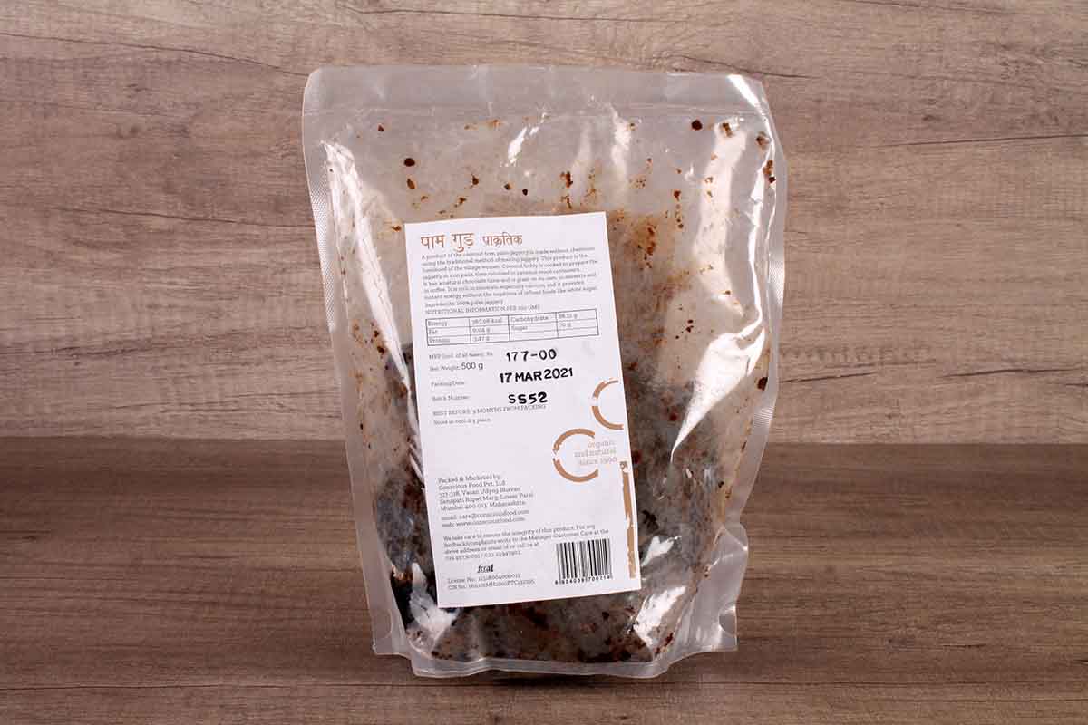 Conscious Food Palm Jaggery 500 Gm