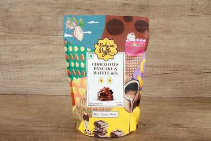 The Belgian Waffle Co Choco Oats Pancake & Waffle Mix 250 Gm