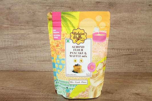 The Belgian Waffle Co Almond Flour Pancake & Waffle Mix 250 Gm