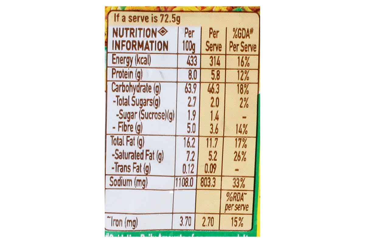 Maggi Veg Atta Masala Noodles 72.5 Gm