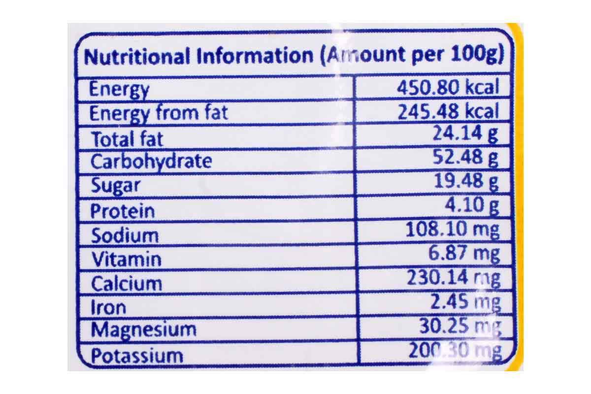 Venus Bekar Vegetarian Rich Nut Plum Sliced Cake 200 Gm