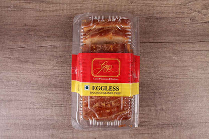 Garys Eggless Banana Caramel Cakes 250 Gm