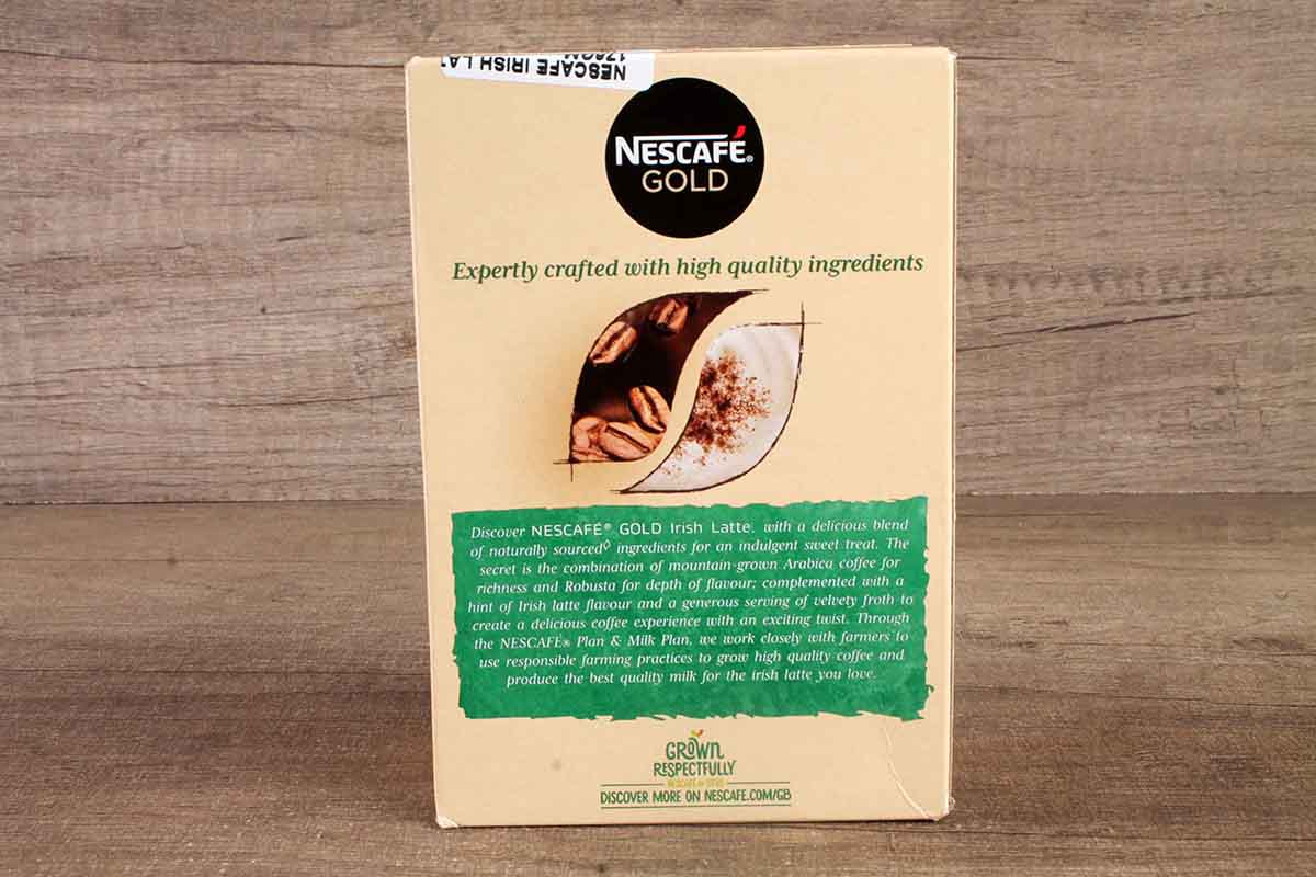 Nescafe Irish Latte Coffee 176 Gm