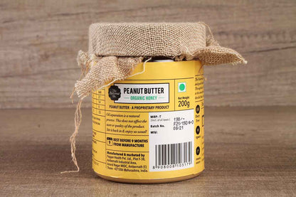 The Butternut Co. Peanut Butter Organic Honey Creamy 200 Gm
