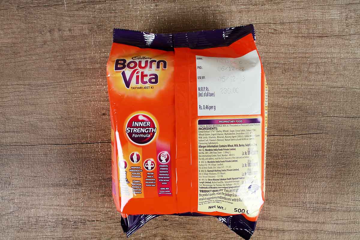 Cadbury Bourn Vita 500 Gm Pouch