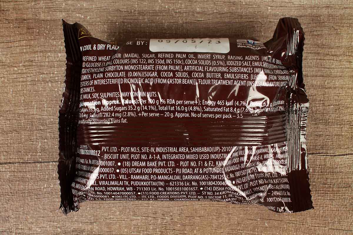 Sunfeast Bounce Choco Creme Biscuits 62 Gm