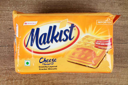 Malkist Cheese Flavoured Chunchy Crackers Biscuits 150 Gm