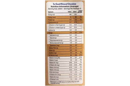 So Good Chocolate Almond Milk 1 Ltr