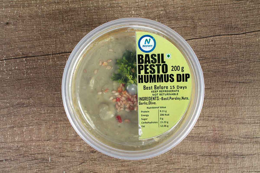 Basil Pesto Hummus Dip 200 Gm