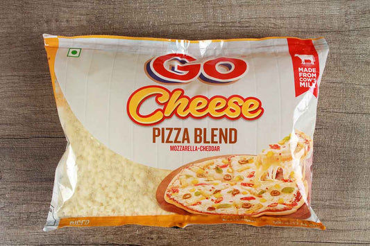 Go Pizza Blend Mozzarella + Cheddar Cheese 500 Gm