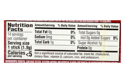 Trident Cinnamon Gum 14 Stick