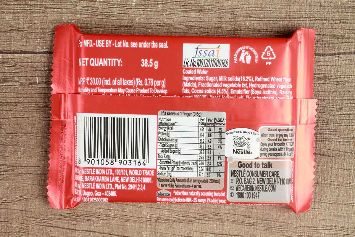 Nestle Kitkat Chocolate 38.5 Gm