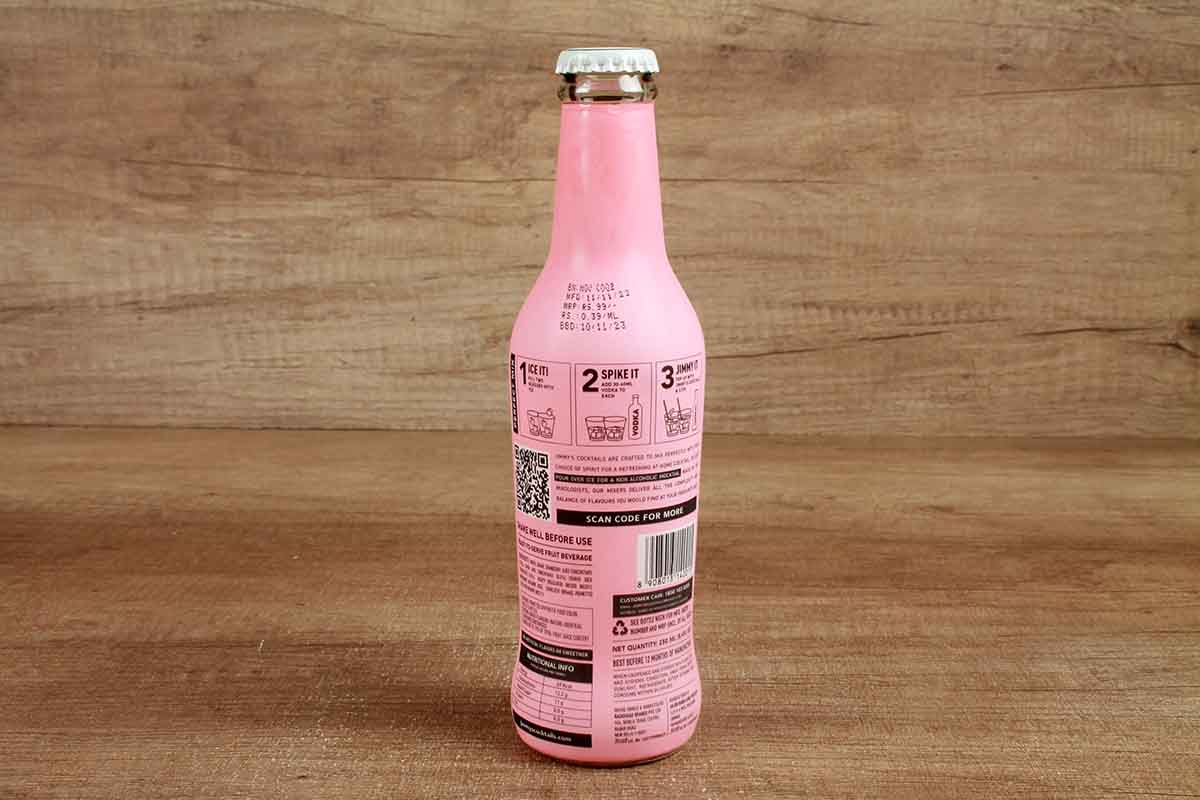 Jimmys Cocktails Cosmopolitan Non Alcoholic Drink 250 Ml