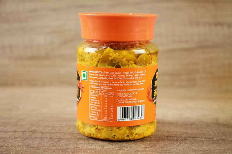 nilons assal marathi green chilli pickle 200