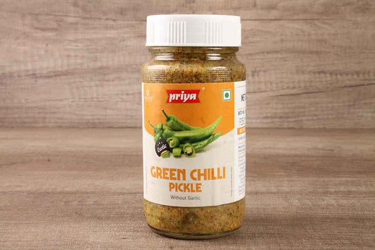 Priya Green Chilli Pickle 300 Gm