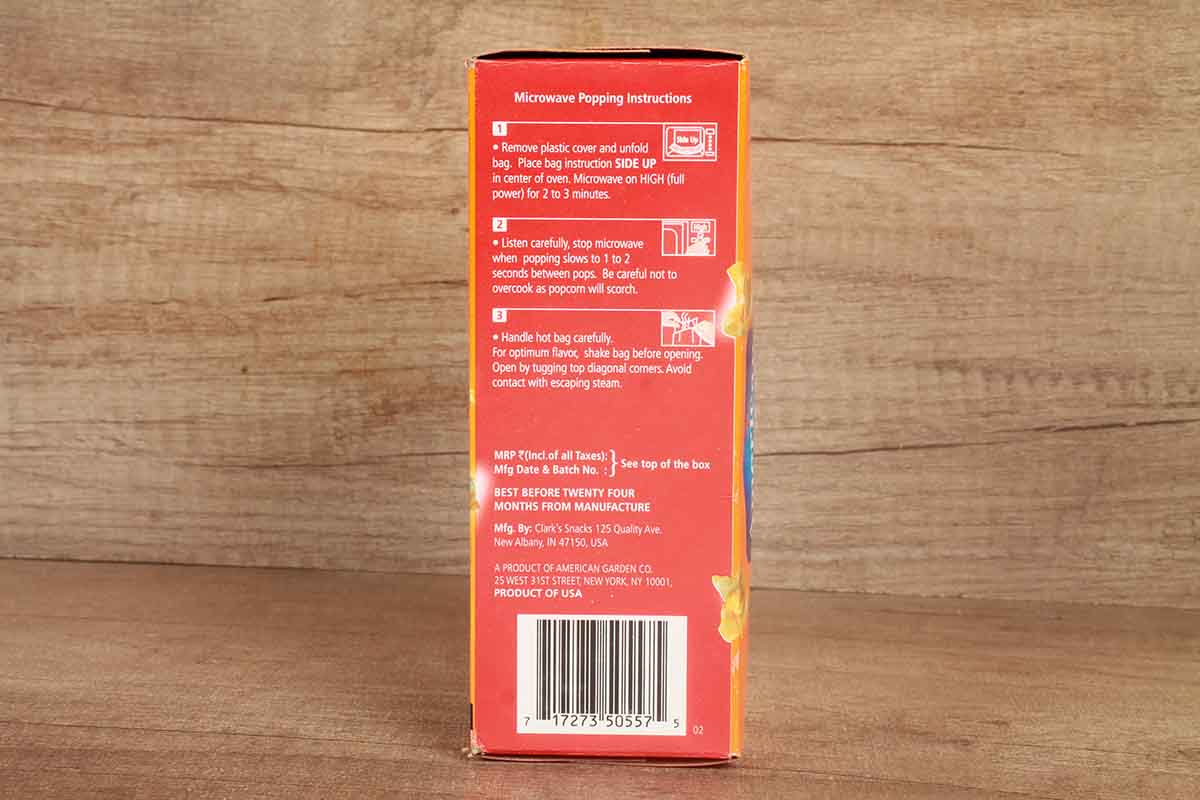 American Garden Hot N Spicy Popcorn 273 Gm