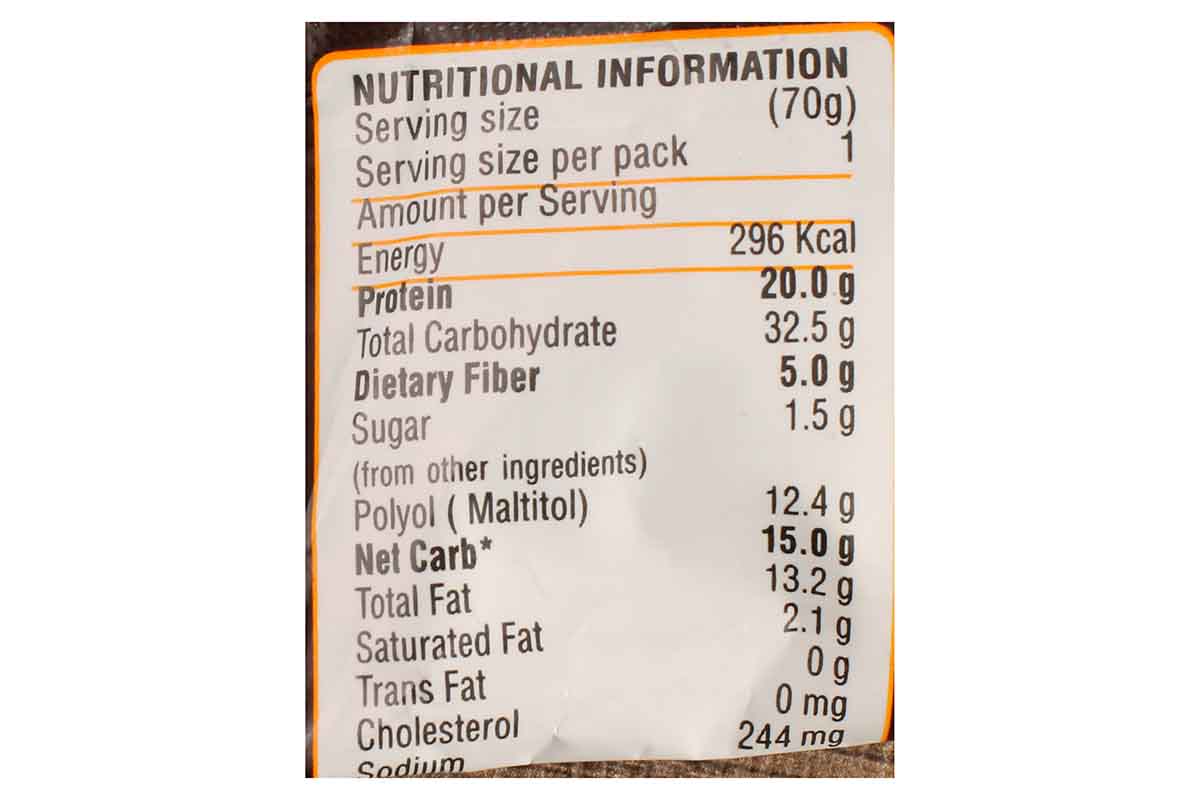 Ritebite Max Protein Active Peanut Butter Bar 70 Gm