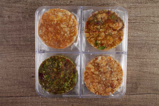 Assorted Dryfruit Coin Chikki 200 Gm