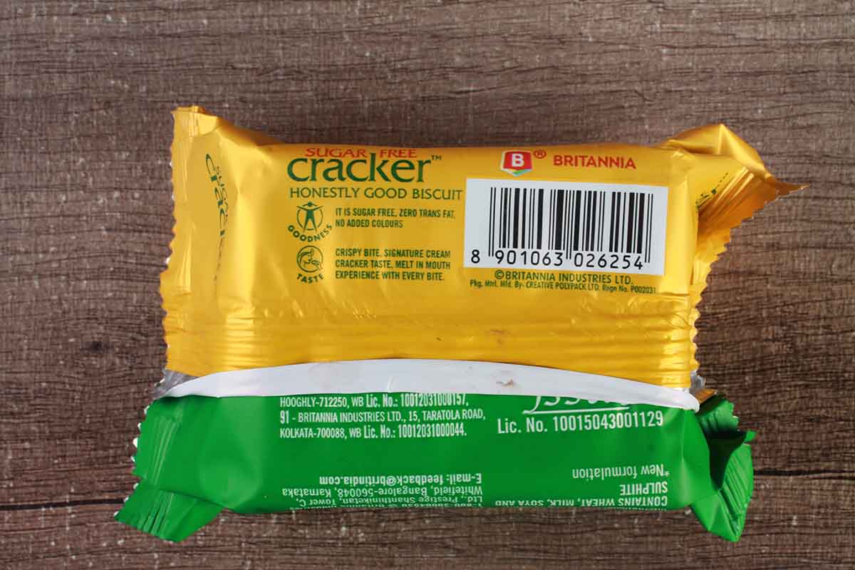 Britannia Nutri Choice Sugar Free Cracker 60 Gm