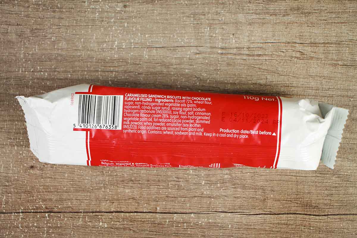 Lotus Biscoff Milk Chocolate Biscuit110 Gm
