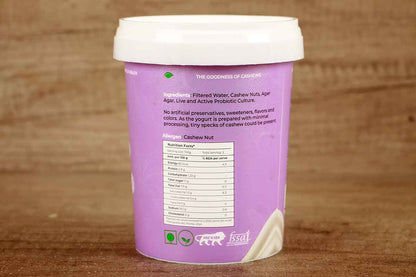Yogutty Original Plain Cashew Yogurt 500 Gm