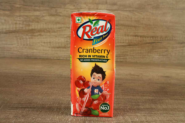 REAL CRANBERRY JUICE 180 GM