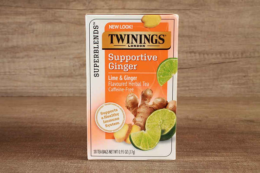 Twinings Supportive Ginger Lime & Ginger Green Tea 18 Bags