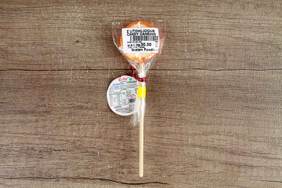 Zubi Candy Rocks Lolly Litchilicious 20 Gm