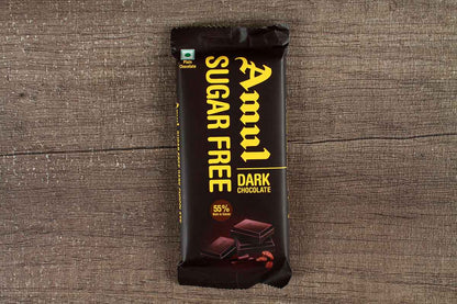 Amul Sugar Free 55% Dark Chocolate 35 Gm