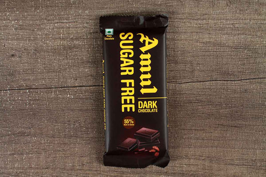 Amul Sugar Free 55% Dark Chocolate 35 Gm