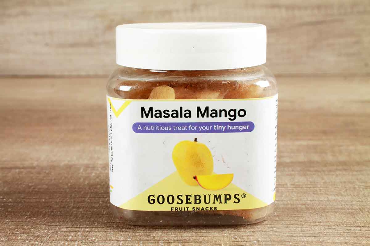 Goosebumps Fruit Snacks Masala Mango 140 Gm