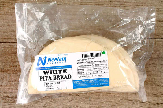 White Pita Bread 4 Pc 100 Gm