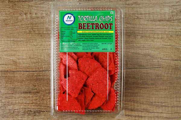 TORTILLA CHIPS BEETROOT 120