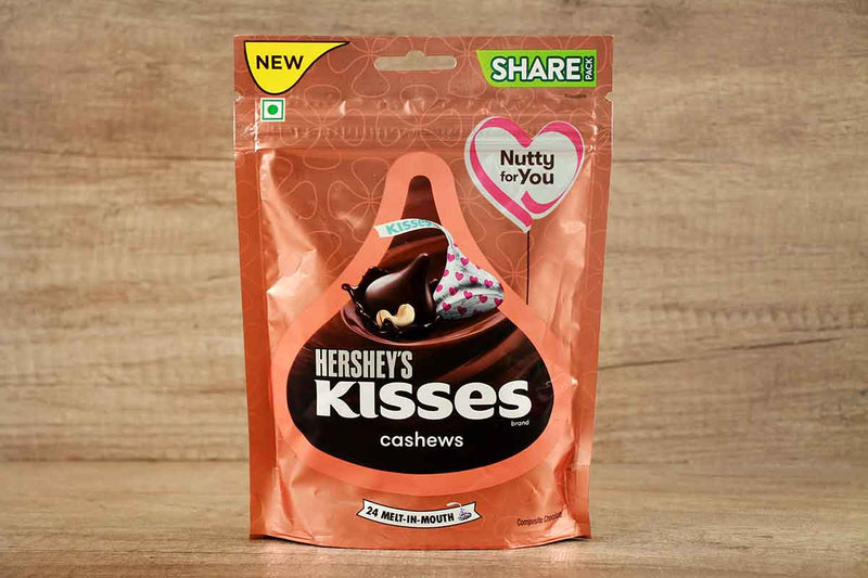 hersheys kisses cashews chocolate 100.8