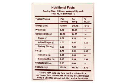 The Health Factory Zero Maida  Multigrain Bread 250 Gm