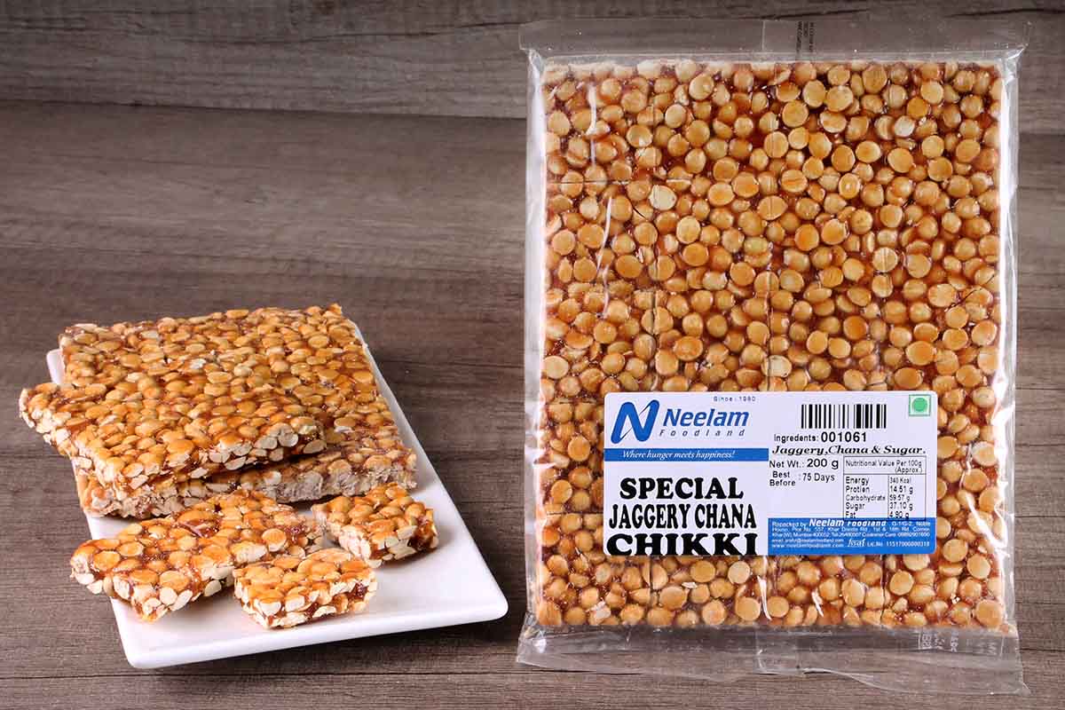 Jaggery Chana Chikki 200 Gm