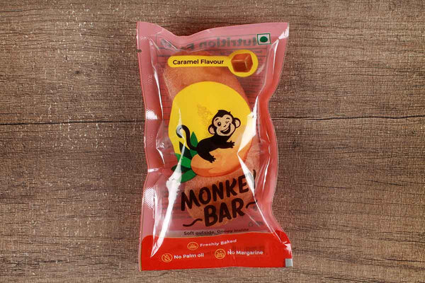 monkey bar caramel flavour cake 1 pc
