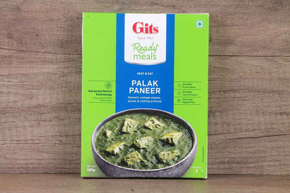Gits Palak Paneer Ready Meals 285 Gm