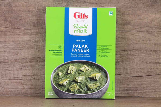 Gits Palak Paneer Ready Meals 285 Gm