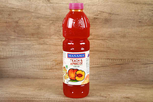 Manama Peach & Apricot Crush Syrup 1 Ltr