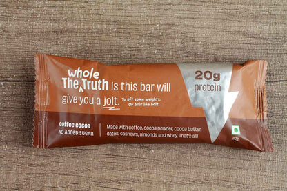 The Whole Truth Coffee Cocoa No Added Sugar Protein Bar 67 Gm