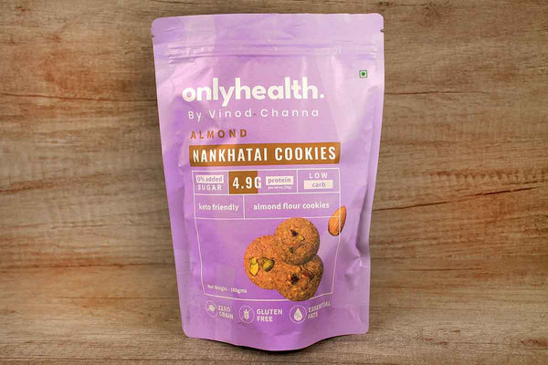 ONLYHEALTH ALMOND NANKHATAI COOKIES 180