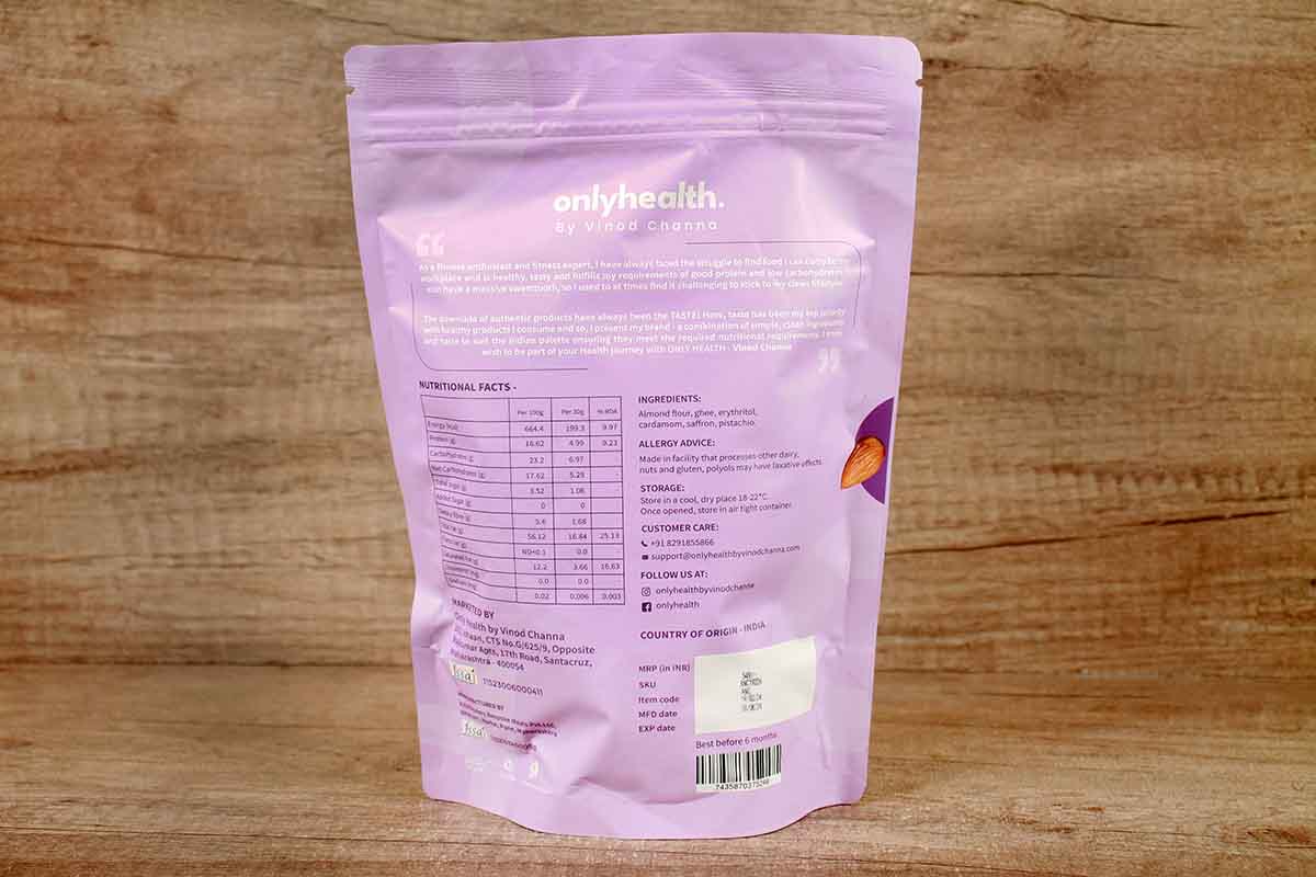 Onlyhealth Almond Nankhatai Cookies 180 Gm