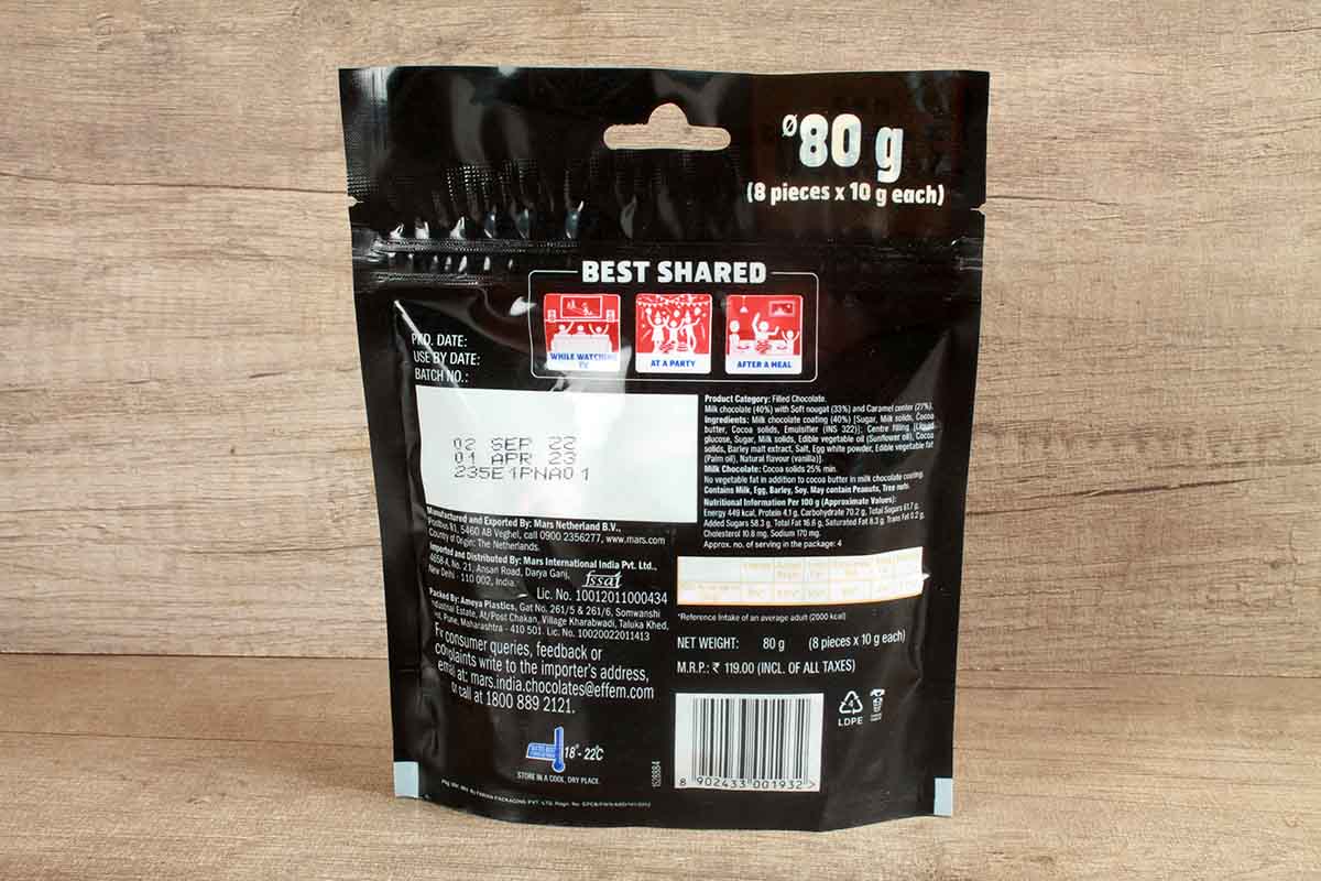 Mars Miniatures 8 Treats Inside Chocolate 80 Gm