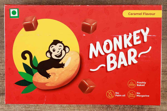 Monkey Bar Caramel Flavour Cake 200 Gm