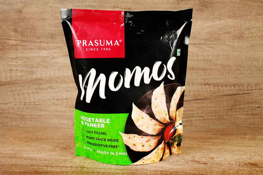 Prasuma Vegetable & Paneer Momos 10 Pc