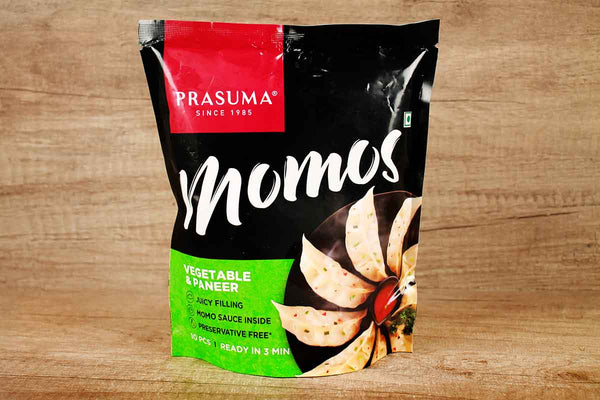prasuma vegetable & paneer momos 10 pc
