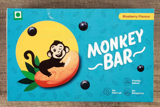 Monkey Bar Blueberry Flavour Cake 200 Gm
