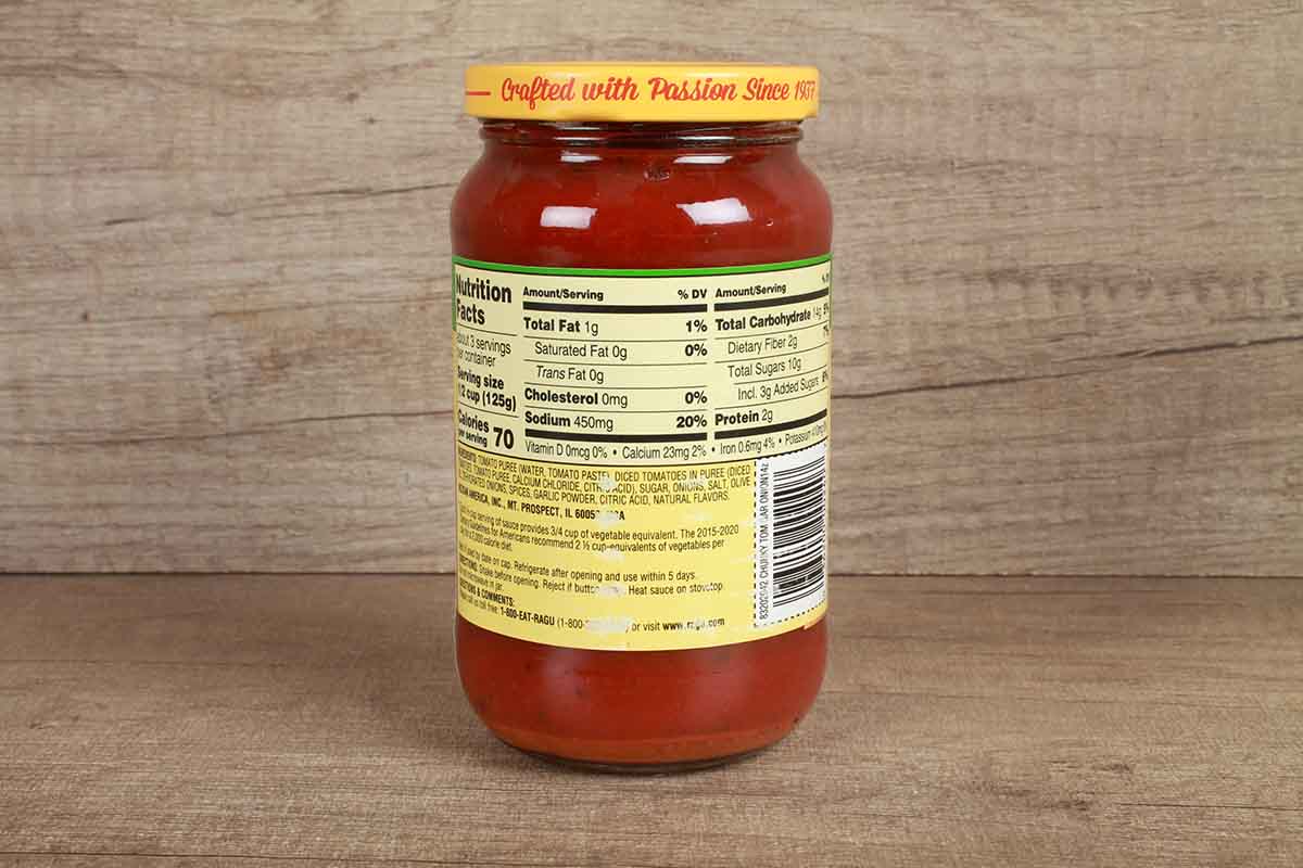 Ragu Chunky Tomato Garlic & Onion Sauce 396 Gm