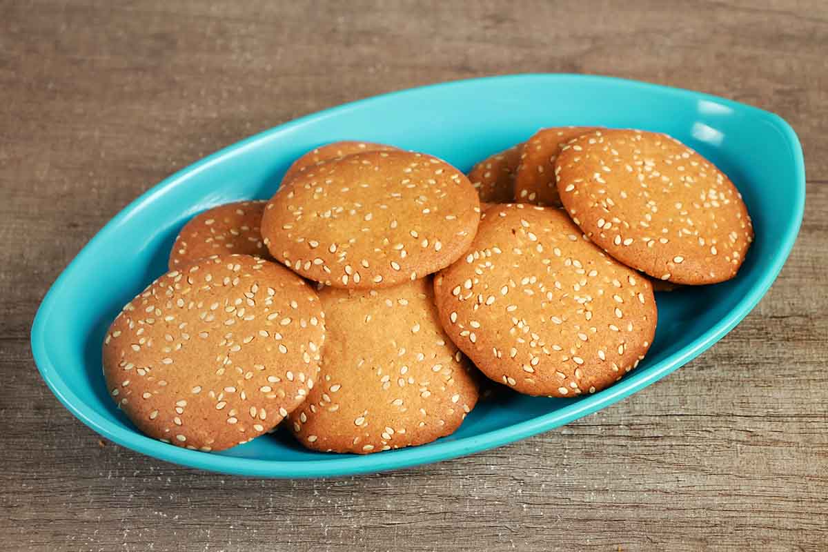 Sesame Jaggery Cookies 250 Gm